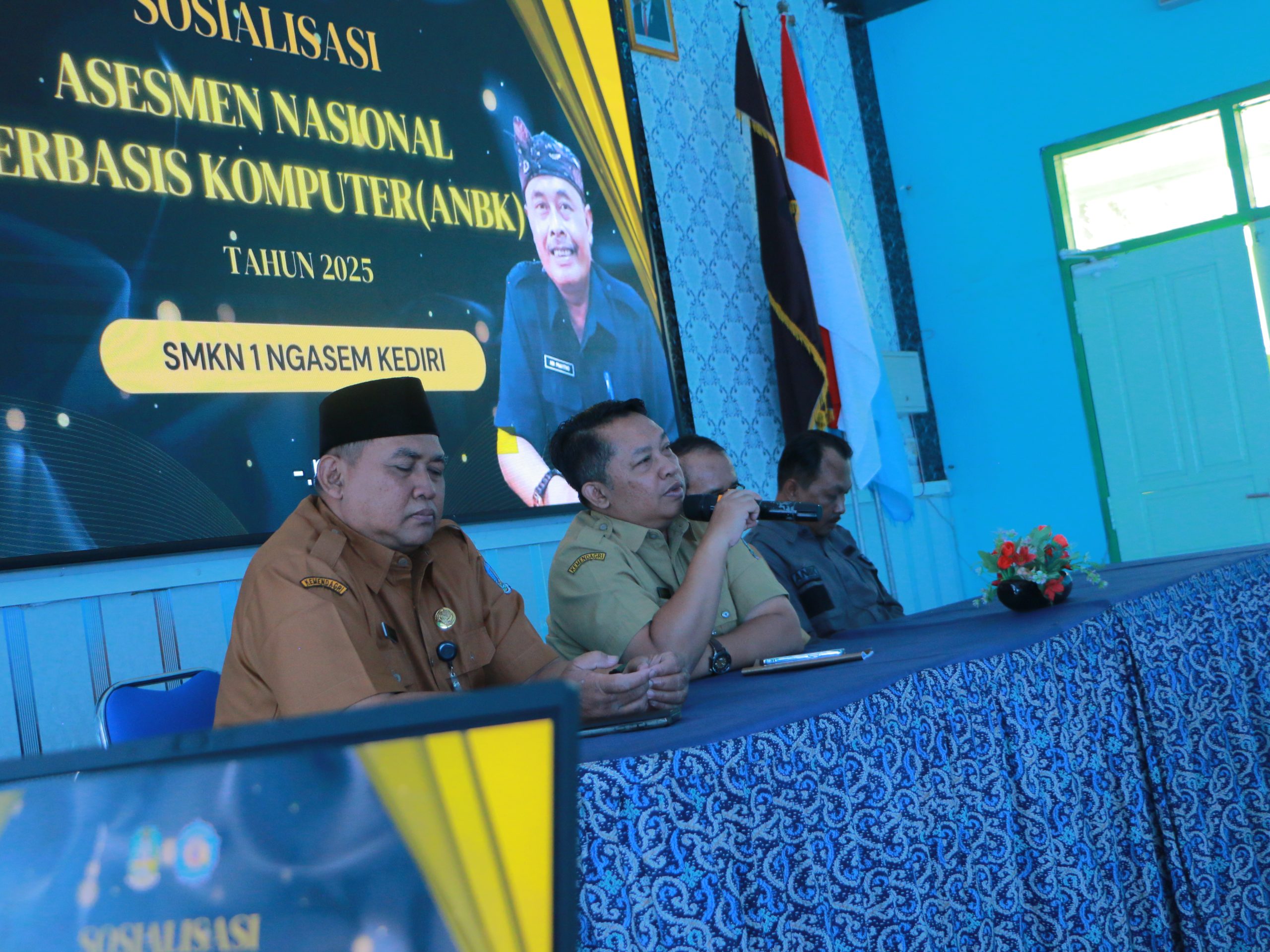 SMKN 1 Ngasem Menjadi Tuan Rumah Sosialisasi Proktor ANBK 2025